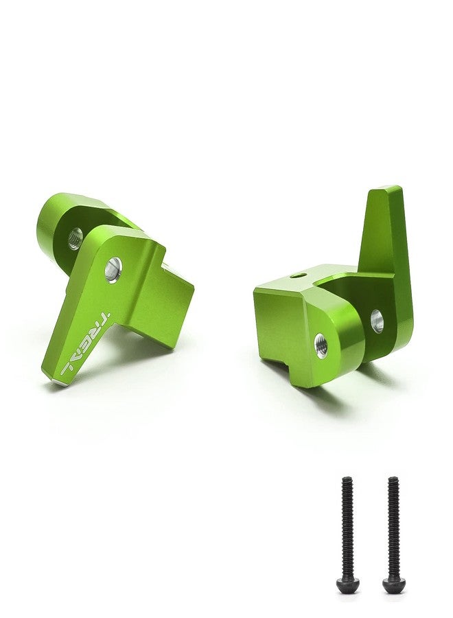 TREAL Aluminum 7075 Rear Lower Links Mount Set for Losi Hammer Rey 1/10 4WD Rock Racer (Green) - Image 2